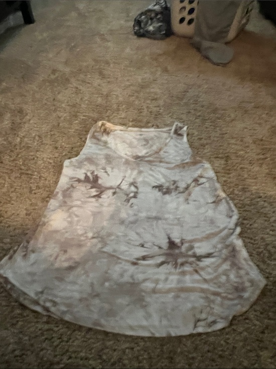 dip Tops - Women's Tie-Dye Tank Top — Neutral Taupe